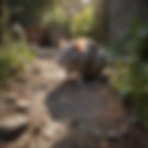 Identifying rat entry points in a yard