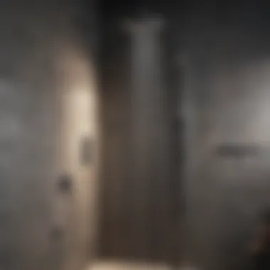 Well-maintained shower with no black spots