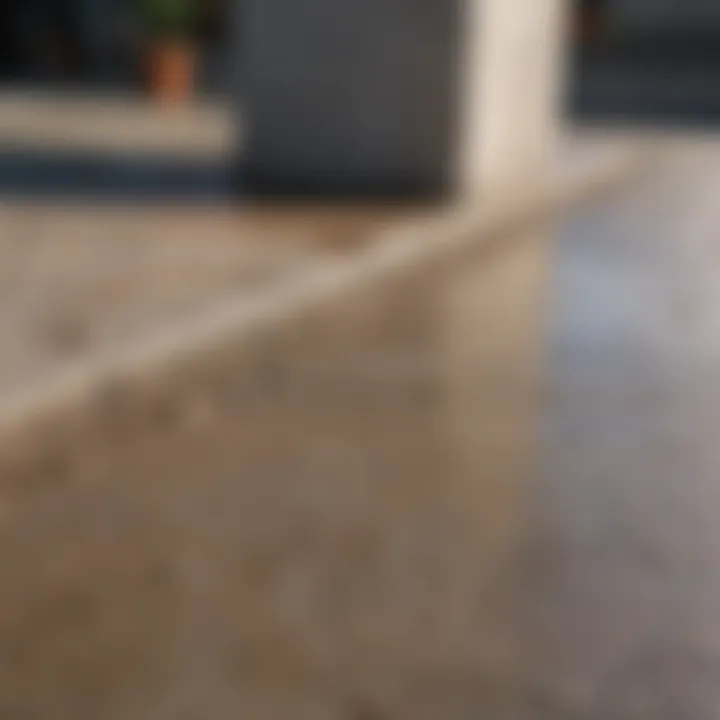 Maintaining concrete surfaces to prevent rust stains