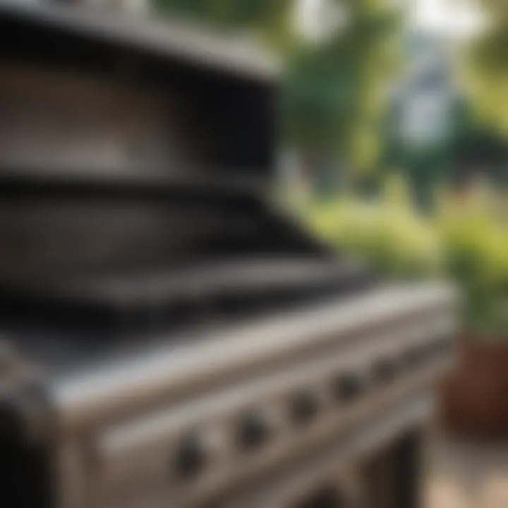 A clean and well-maintained grill ready for outdoor cooking