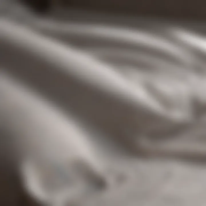 Comparison of thread count on bed sheets