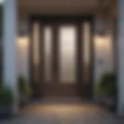 Elegant Andersen front door showcasing modern design