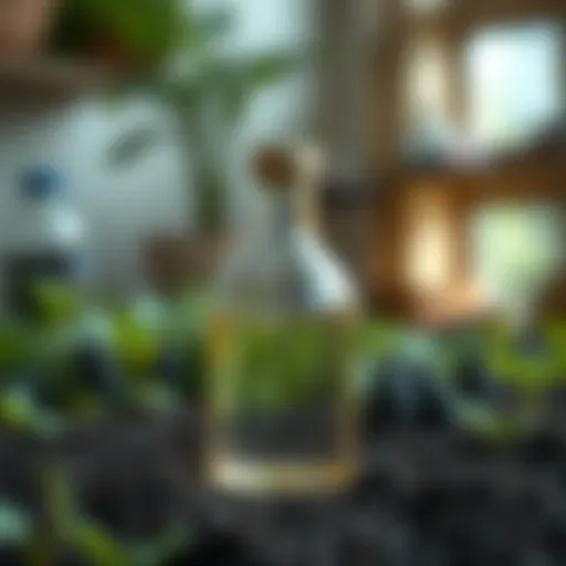 Chemical structure of acetic acid in vinegar