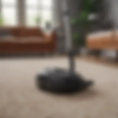 A sleek budget vacuum cleaner in a modern living room