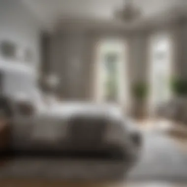 Timeless Elegance: Neutral Gray Tones Tranquil space featuring neutral gray tones