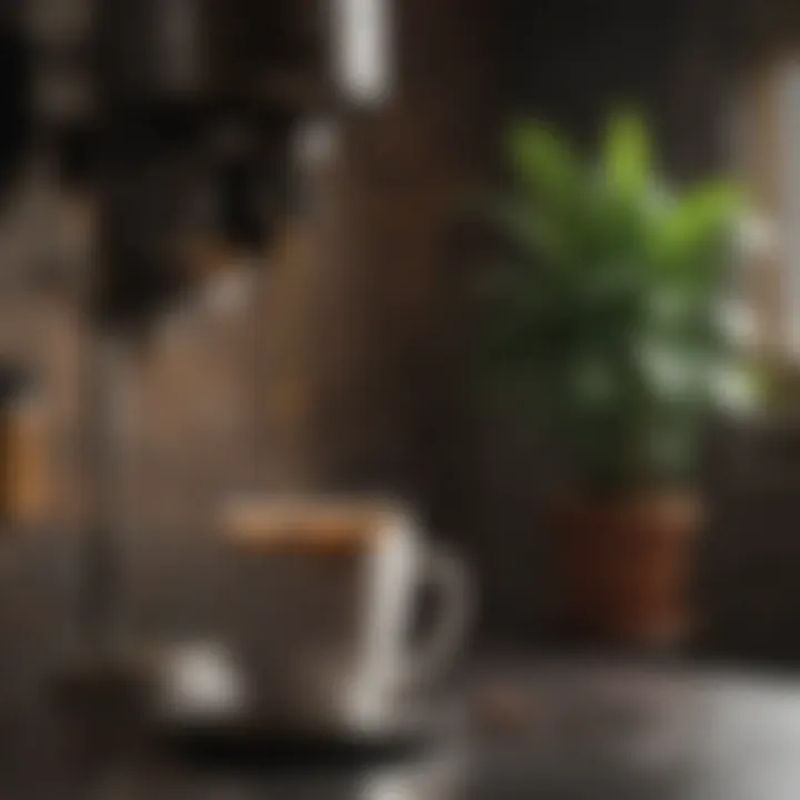 Cultural significance of coffee drip brewing depicted through art