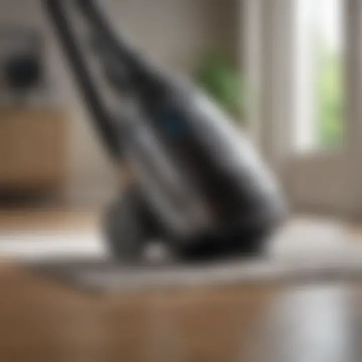 A comparison chart showcasing vacuum features