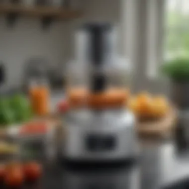Cuisinart Food Processors at Discounted Prices A visually appealing display of Cuisinart food processors available at discounted prices.