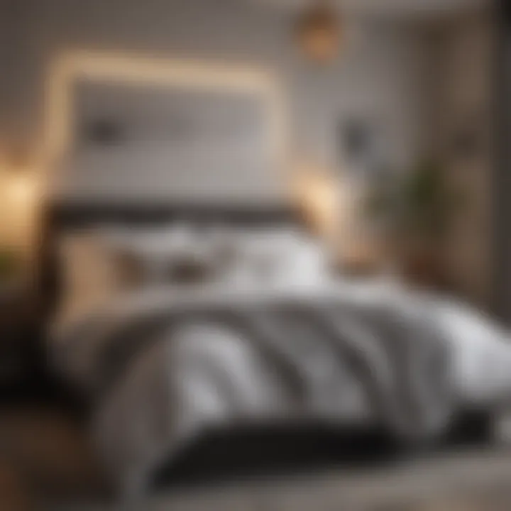 A beautifully styled bedroom featuring premium linens