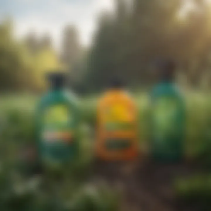 Comparison of various herbicide products