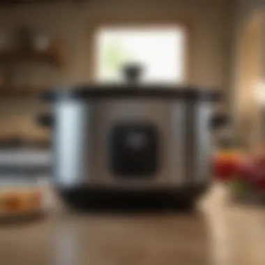 Impressive Capacity of the Largest Crockpot A large crockpot showcasing its impressive capacity