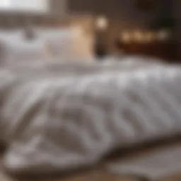 Luxurious lightweight comforter on a neatly made bed