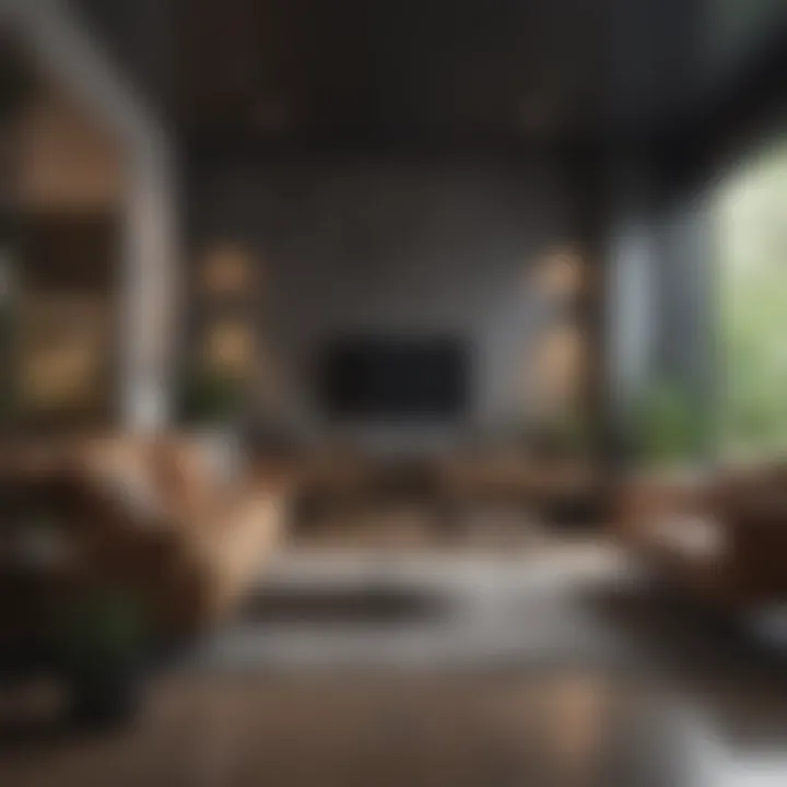 An open-concept space that integrates technology and sustainable design