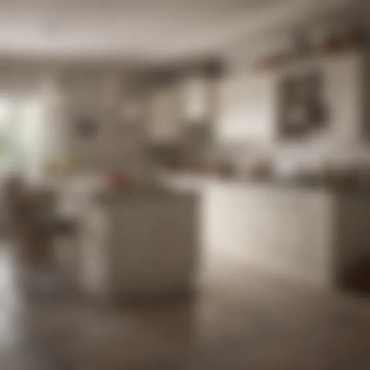 Elegant kitchen with a muted color palette