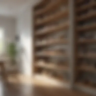 Enhanced Accessibility in Open Pantry Creative storage solutions enhancing accessibility in an open pantry.