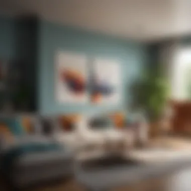 Contemporary Color Schemes in Living Room Trendy living room design with contemporary color schemes