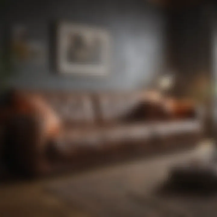 Different types of couch covers displayed together