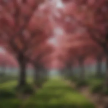 Lush Dwarf Cherry Trees Lush dwarf cherry trees loaded with cherries
