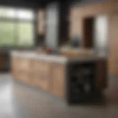 Functional Kitchen Island with Multi-Purpose Features Functional kitchen island with multi-purpose features
