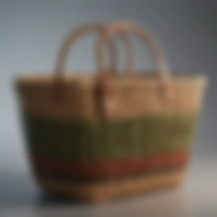 Versatile uses of the Ombre Seagrass Amelia Tote Basket