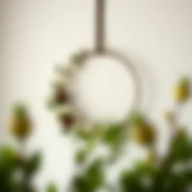 Simplicity Redefined: A Minimalist Wreath Style Minimalist wreath design with a focus on simplicity and elegance