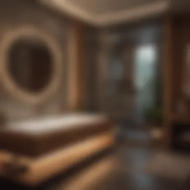 Luxurious Spa-Inspired Bathroom A luxurious spa-inspired bathroom oasis with wooden accents