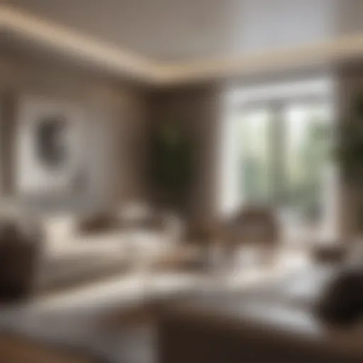 Elegant living room with modern decor