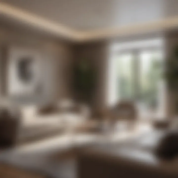 Elegant living room with modern decor