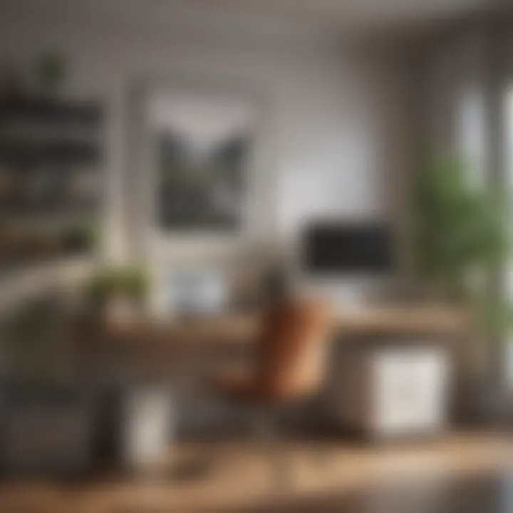 Software tools displayed for home office organization