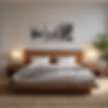 Optimal Bed Placement for Feng Shui Harmonious bedroom layout demonstrating optimal bed placement