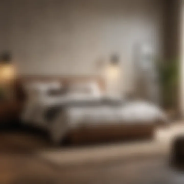 Selection of natural materials for a balanced sleeping environment