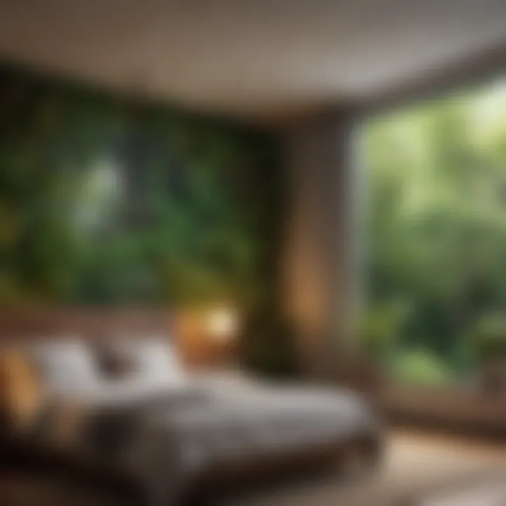 Incorporating elements of nature to enhance bedroom energy
