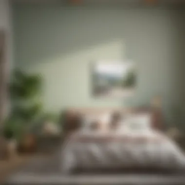 Color palette showcasing soothing tones for relaxation