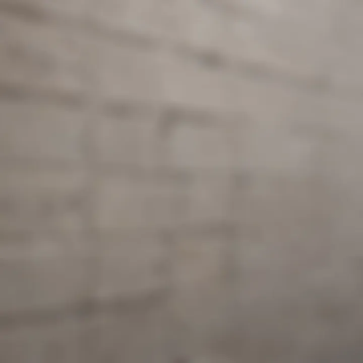 Close-up of freshly applied grout on a wall surface