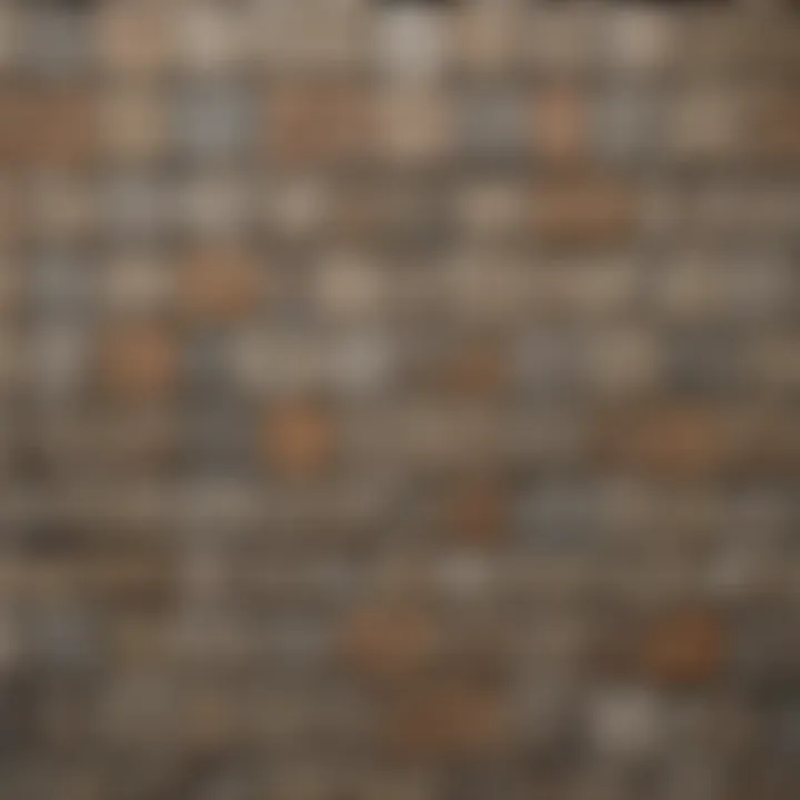 Various types of grout materials arranged neatly