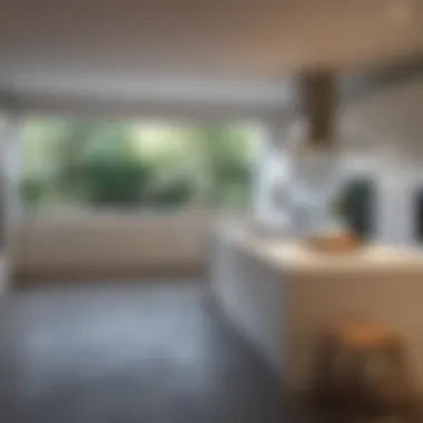 Ergonomic Kitchen Layout Modern kitchen layout with ergonomic design