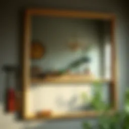 Essential tools for hanging a large mirror