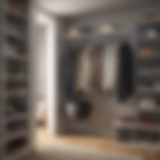 Stylish hanging storage solutions for maximizing closet space
