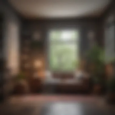 Inviting Reading Space Cozy reading nook with budget-friendly decor