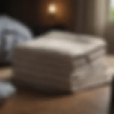 Efficient Linen Folding Techniques Different folding techniques illustrated for storage efficiency