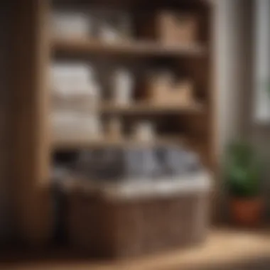 Creative Linen Storage Solutions Storage solutions such as baskets and bins enhancing linen accessibility