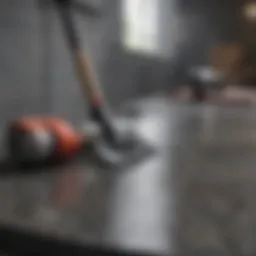 High-quality granite polishing tools arranged neatly