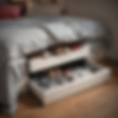 Maximizing Under-Bed Space Under-bed storage solution for shoe boxes