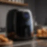 Compact air fryer designed for small kitchens