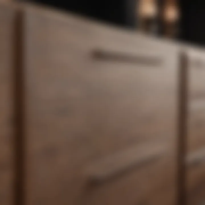 High-quality materials used in cabinet construction