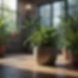 Lush indoor plants safe for pets