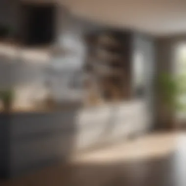 Sustainable Kitchen Innovations Sustainably designed storage solutions in a modern kitchen