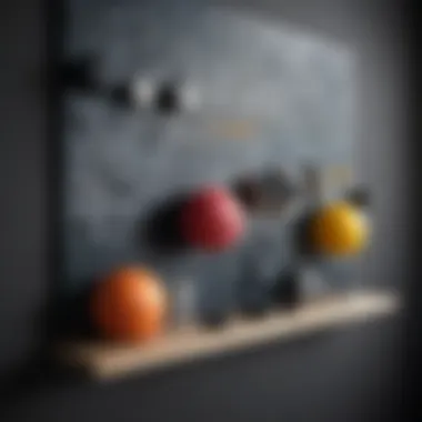 Aesthetic pegboard organization for gym accessories