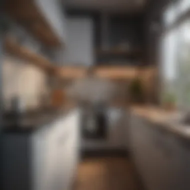 Maximizing Vertical Space in Kitchens Efficient use of vertical space in a tiny kitchen