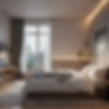 Modern Minimalist Small Bedroom Modern small bedroom with minimalist decor